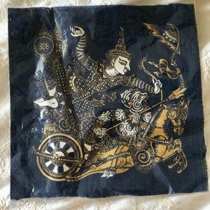 Vintage Square Handkerchief Scarf